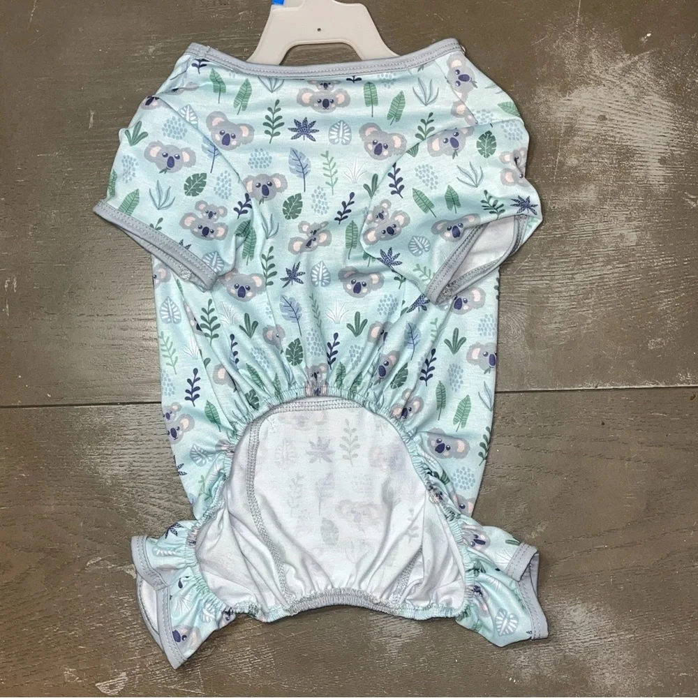 Fluffy Friends Pet Apparel Blue Koala Night Gown Clothes NWT Pet Medium